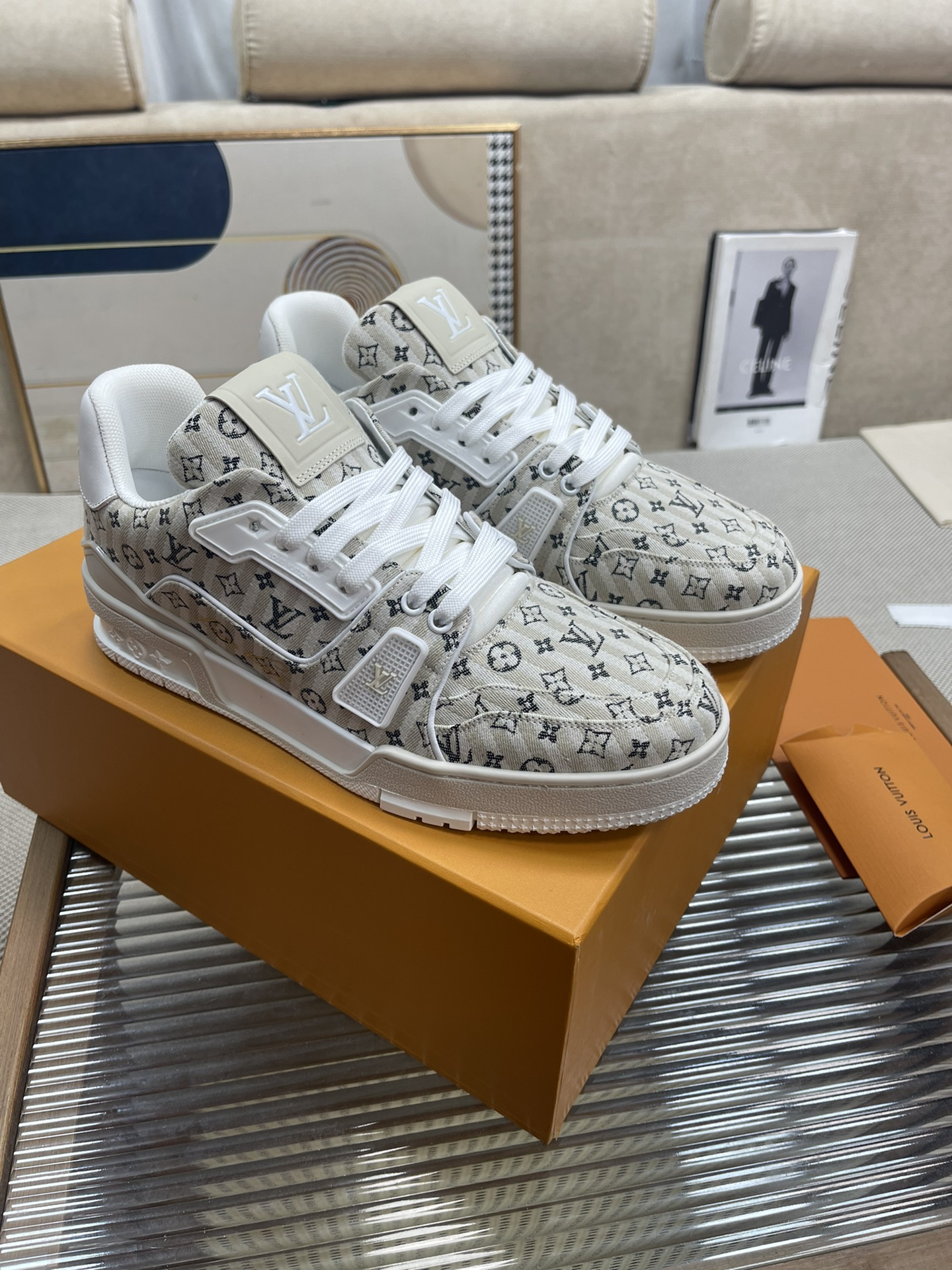Lv Trainer Sneaker 105