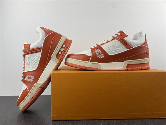 Luis Vitton LV Trainer Orange 1A811N
