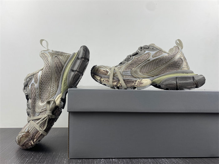 Balenciaga 3XL Trainer Worn Out Dark Grey 734734 W3xl7 9191