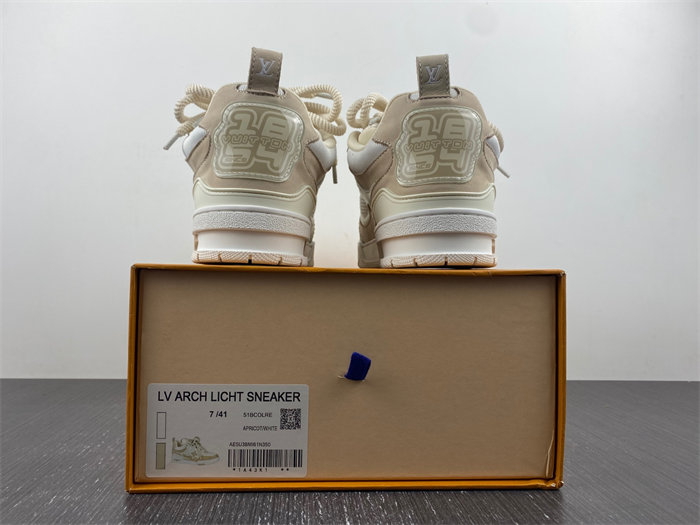 Luis Vitton LV Skate Sneaker Beige White 1AARQH