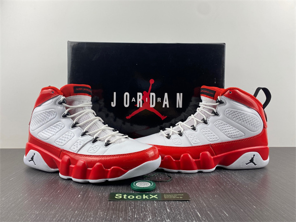 Jordan 9 Retro White Gym Red 302370-160L