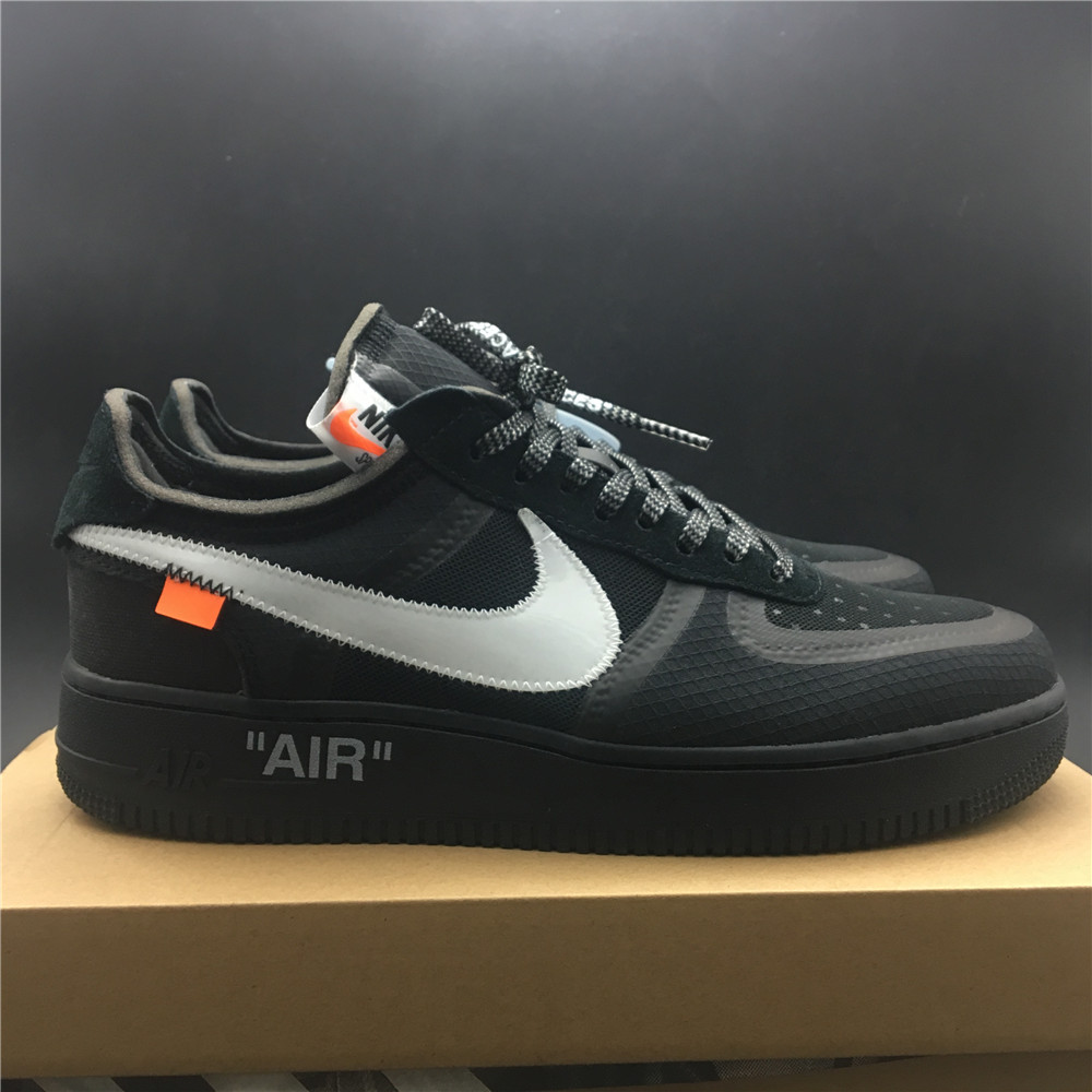 Nike Air Force 1 LowOff-White Black White  AO4606-001