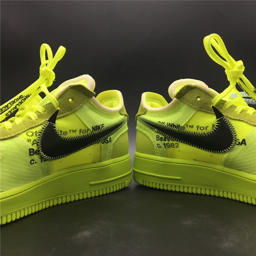 Nike Air Force 1 Low Off-White Volt AO4606-700