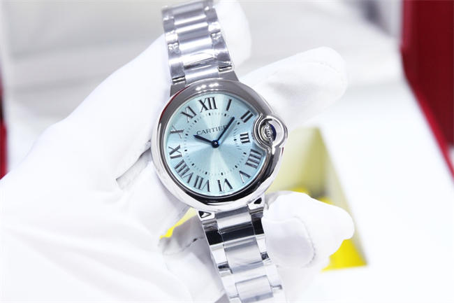 CARTIER 3K Blue Balloon 28mm Quartz 03
