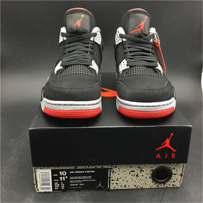 Jordan 4 Retro Bred (2019) 308497-089